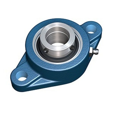 Skf Flange Block Bearing; 2 Bolt Flange Block; 1-3/16 in. Bore; 4.6 in. Bolt Circle Diameter F2B 103-FM